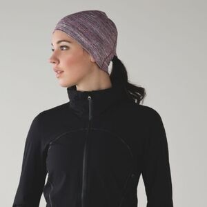 Lululemon Run and Done Toque Hat Ponytail